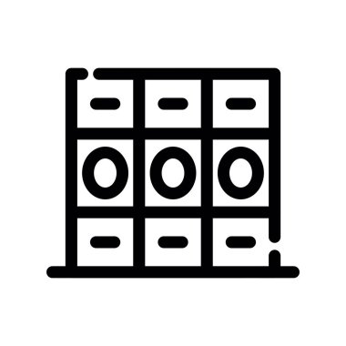 Modern basit simgenin vektör illüstrasyonu