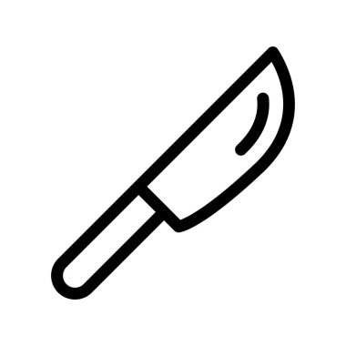 boya fırçası çizgisi simgesi, vektör çizimi