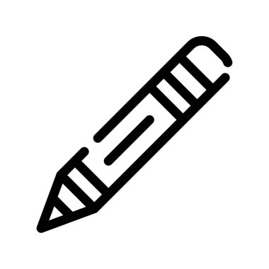 Şeffaf bir arkaplanda kalem vektör çizimi. Birinci kalite semboller. Konsept ve grafik tasarım için ince çizgi simgesi.