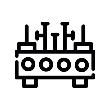 Araba tamir servisi simgesi, taslak biçimi
