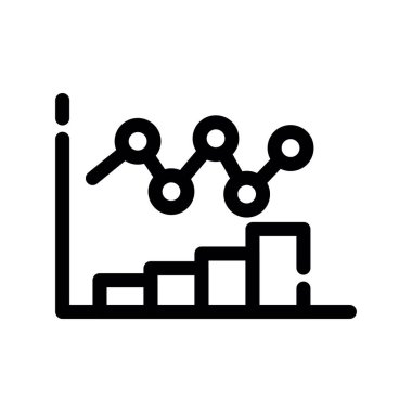 grafik vektörü ince çizgi simgesi