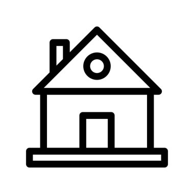 ev simgesi vektör illüstrasyonu