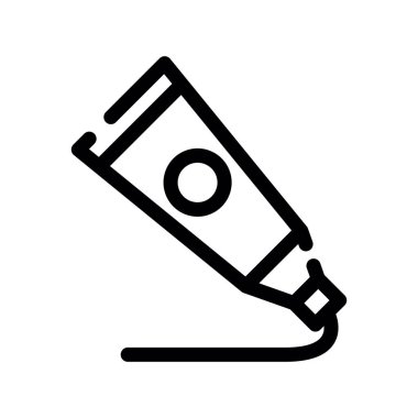 boya kutusu simgesi, dış hat vektörü