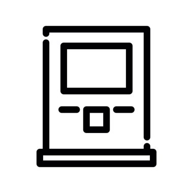 Modern simgenin vektör tasarımı, vektör illüstrasyonu