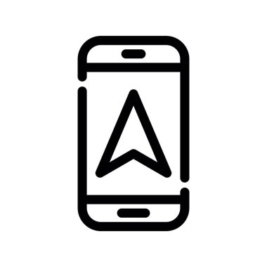 Smartphone Simgesi, vektör illüstrasyonu