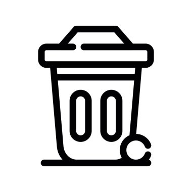 vektör kahve simgesi, vektör illüstrasyonu