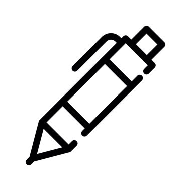 kalem vektörü ince çizgi simgesi