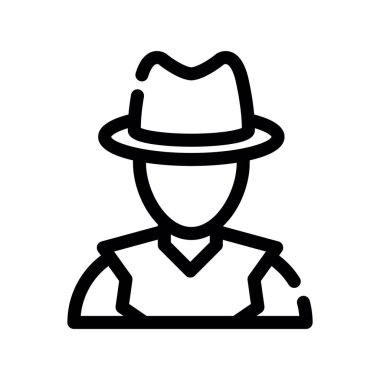 hacker ince çizgi simgesi