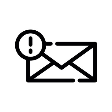 ileti ikonu vektör illüstrasyonu