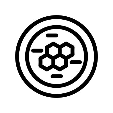 Hücre simgesi vektör illüstrasyon tasarımı