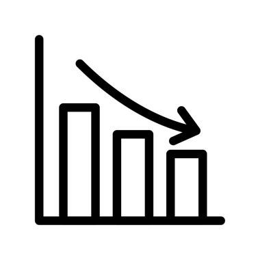 büyüme vektörü ince çizgi simgesi