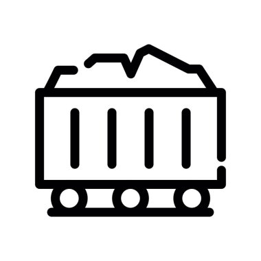 kargo vektör simgesi. Beyaz arkaplanda basit vektör logosu izole edildi.