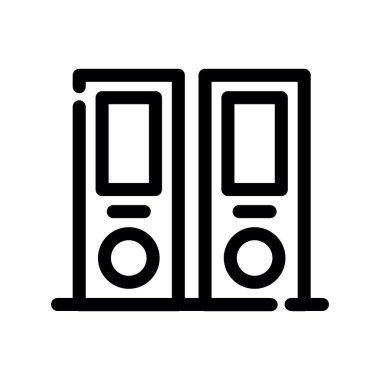 Müzik simgesinin vektör illüstrasyonu