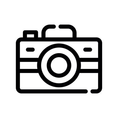fotoğraf makinesi vektör illüstrasyonu