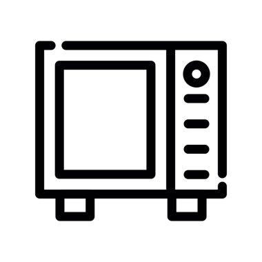 ağ vektörü ince çizgi simgesi