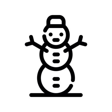 Mutlu Noeller simgesi, vektör illüstrasyonu, beyaz arkaplanda siyah işaret