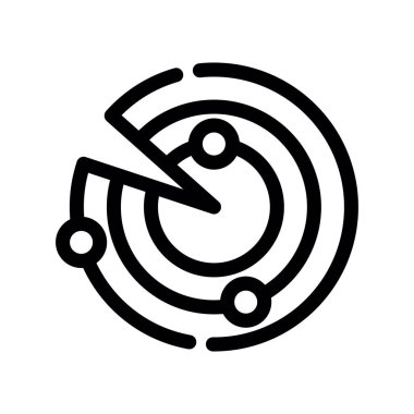 Bir bilgisayar faresinin bir simgesinin vektör çizimi