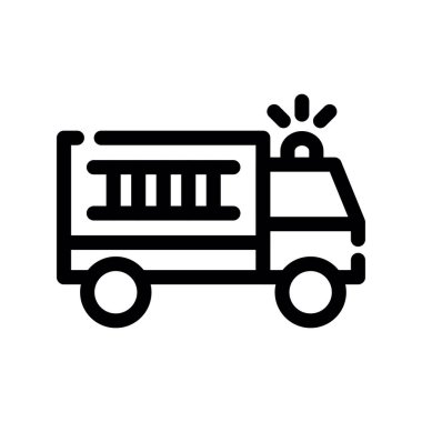 bus simgesi vektör illüstrasyonu