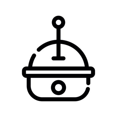 Mutfak gereçleri çizgi vektör çizimi