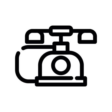 kamera fotoğrafçılık simgesi ana hatlar biçiminde