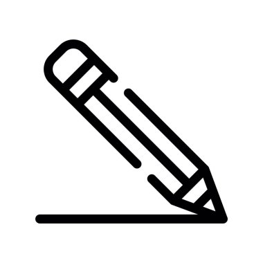 Kalem simgesi vektör illüstrasyon tasarımı