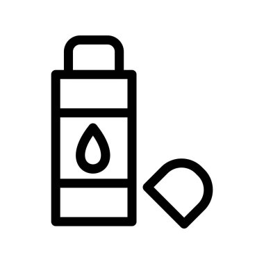 Bir sprey simgesinin vektör illüstrasyonu