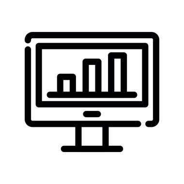 dizüstü bilgisayar simge vektör illüstrasyon izole