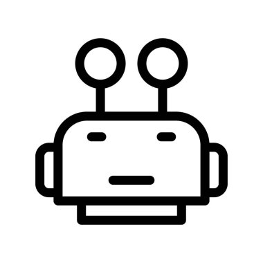 Robot simgesi, vektör çizimi