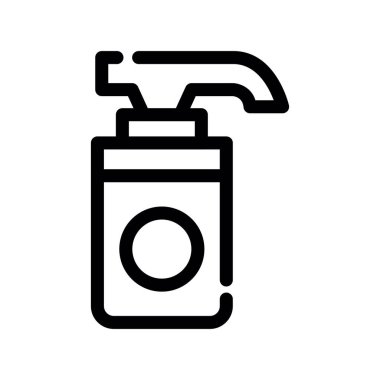 Sprey vektör ince çizgi simgesi