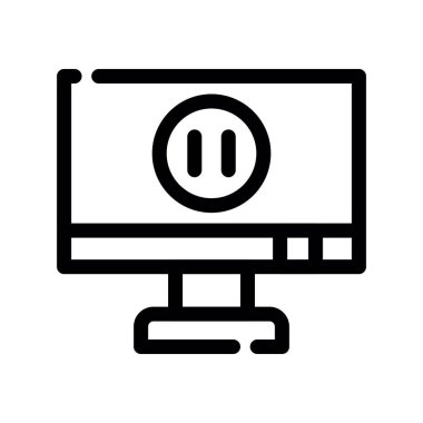 bilgisayar simgesi vektör illüstrasyonu