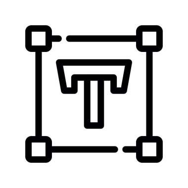 taslak simgesi. Web ve mobil için siyah üzerine izole edilmiş vektör simgesi