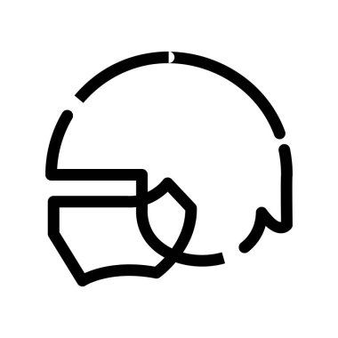 futbol topu çizgisi biçim vektör tasarımı