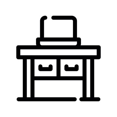 tablo stand satırı vektör illüstrasyonu