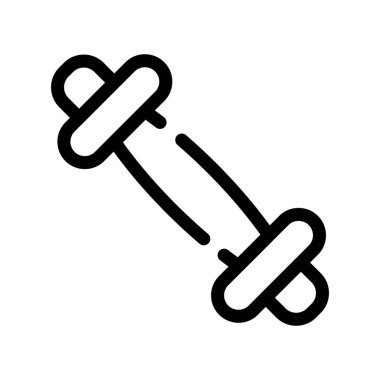 Vektör çizim tasarım Dumbbell simgesinin