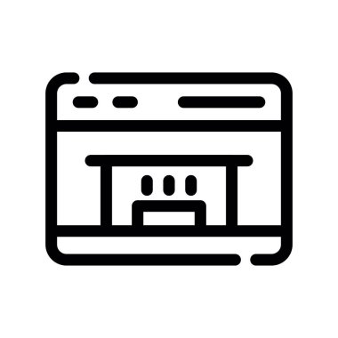 Modern eğitim ikonunun vektör illüstrasyonu