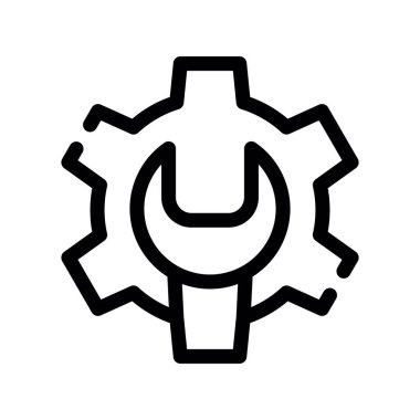 vektör ince çizgi simgesi ayarlanıyor