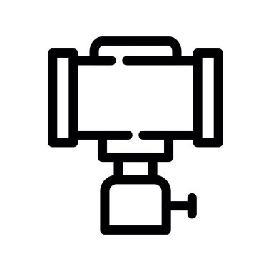 video kamera ikonu vektör illüstrasyonu