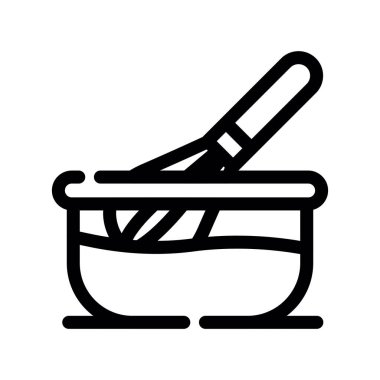 Yemek pişirme simgesi, taslak biçimi