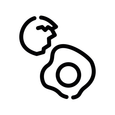 Beyin vektörü ince çizgi simgesi