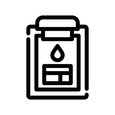 Su filtresi simgesi vektörü beyaz arkaplanda izole edildi, su filtresi işareti