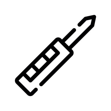 Kalem ince çizgi simgesi