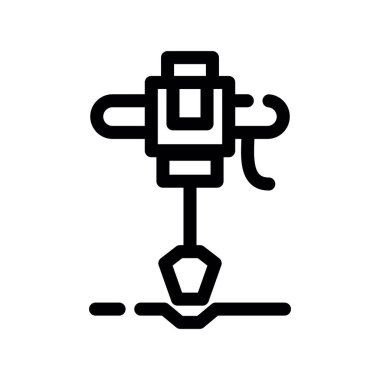 Robot simgesinin vektör illüstrasyonu