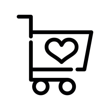 Alışveriş sepeti vektör çizimi