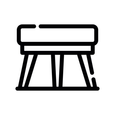 tablo sandalye çizgisi simgesi, özet biçimi