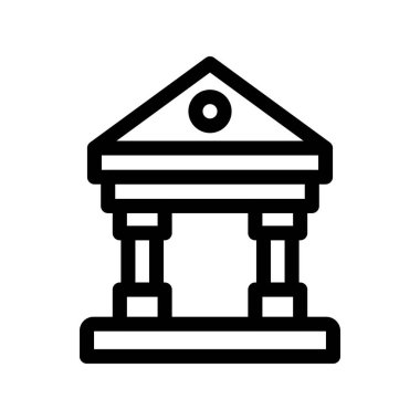 ikon vektörü oluşturuyorum. İnce çizgi işareti. İzole edilmiş kontür sembolü gösterimi