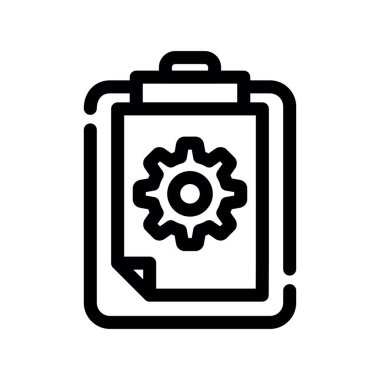 Bataryanın vektör çizgisi simgesi