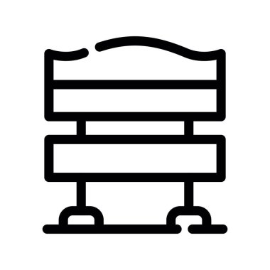 table vector line icon design