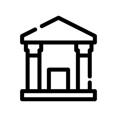 vektör ince çizgi simgesi oluşturuluyor