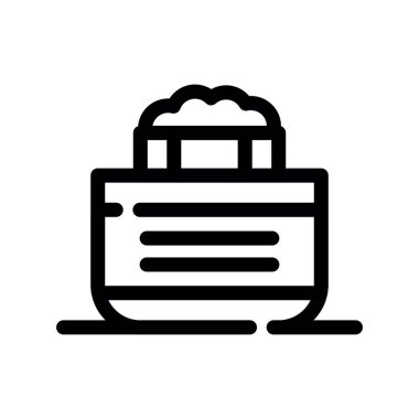 kek ana hatları vektör dekoru