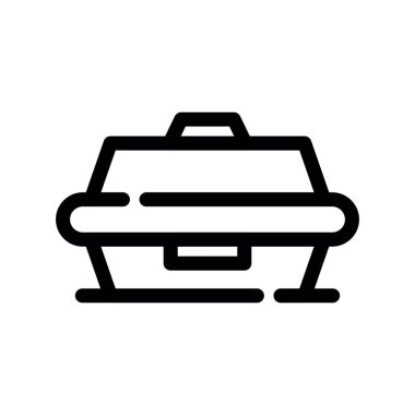 seyahat çantası vektör illüstrasyonu